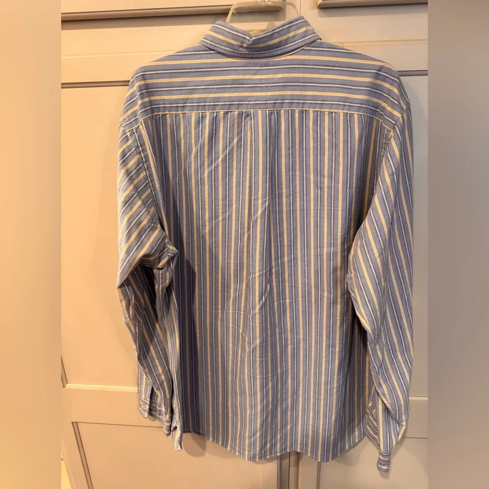 Polo by Ralph Lauren Men's Blue Striped Shirt - Picture 3 of 3